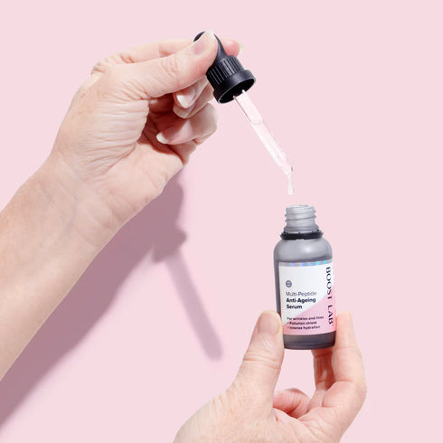 Image of boost lab anti-aging serum bottle